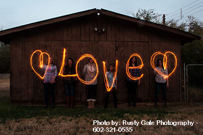 Wedding Sparklers in Scottsdale, AZ