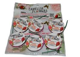 Novelties - Camelia Flower 6pk - $2.00